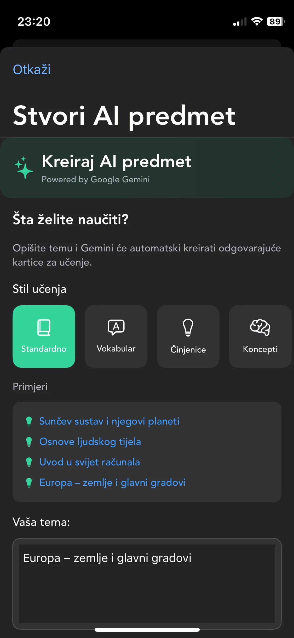 AI stvaranje