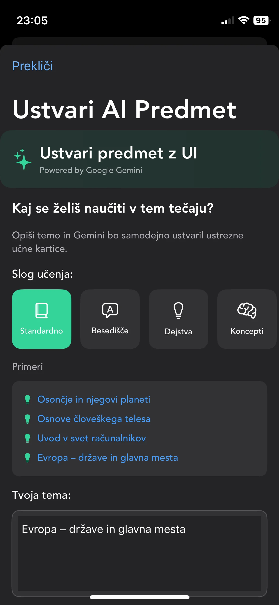 AI ustvarjanje